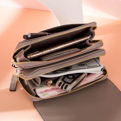 Fashionable Lady Multi-card Position Hand Large Capacity Leisure Bag